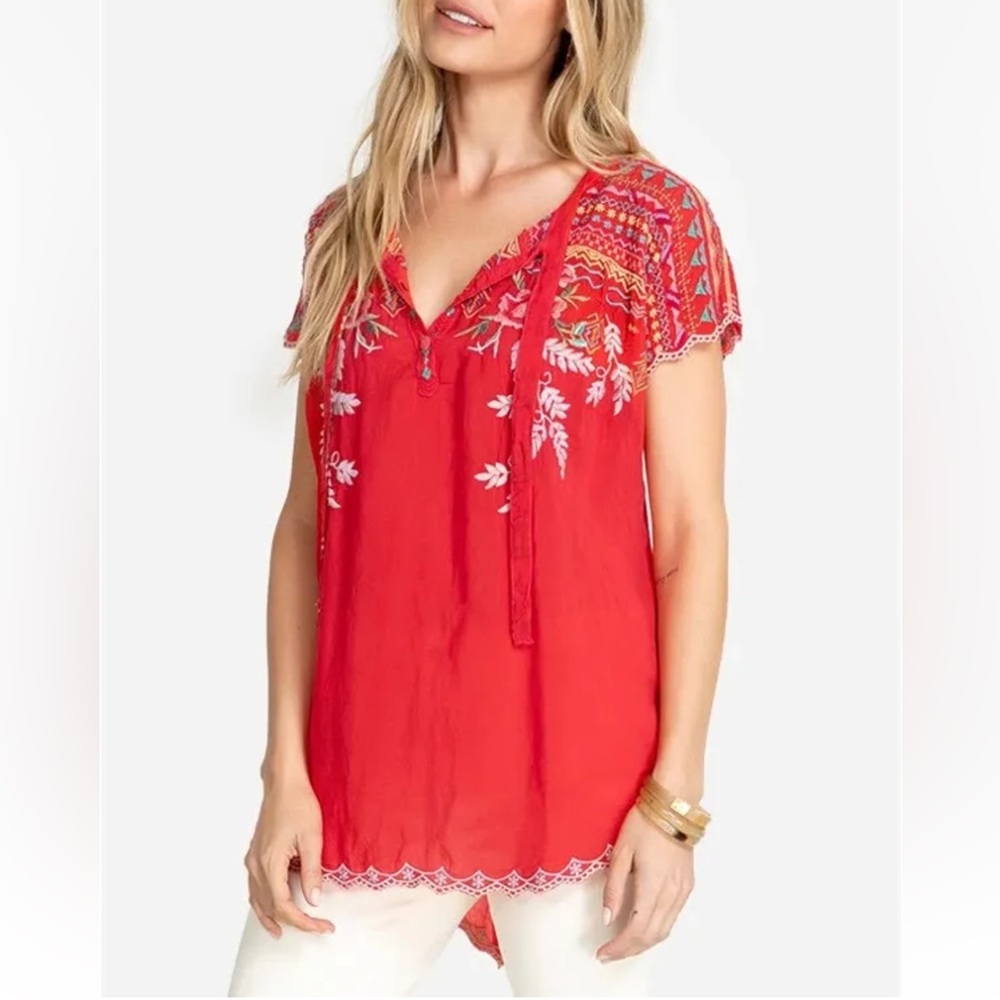 NWT Johnny Was Lissa Peasant Blouse